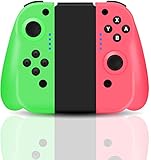 【Joy Con für Nintendo Switch】Dieses Paar Wireless Switch Controller ist als Ersatz für die ursprüngliche Joy Con perfekt mit Nintendo Switch kompatibel. Es kann über Kabel und Bluetooth eine Verbindung zum Nintendo Switch herstellen (keine NFC Amiibo Funktion).