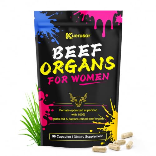 Kuerusor Beef Organ Supplement for Women, Support Hormone Balance