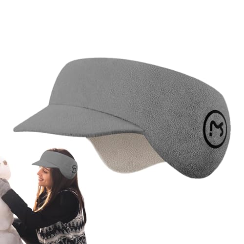 Earmuffs for the Cold Season, Noise Cancelling Headphones for Winter - Running Noise Cancelling Headphones for Women with Elastic Edge | Stylish Warm Winter Ears, grey, riferimento alla