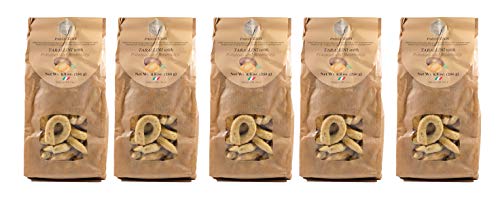 Vigne Vecchie Tarallini with Potatoes and Rosemary, 8.8 oz. (5 pack), Fresh Baked Breadsticks [Imported from Italy] - 453