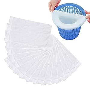 Olymajy 15 stuks, zwembad skimmer mand zwembadfilter sokken duurzaam elastisch nylon filter skimmer mand, zwembad filter…