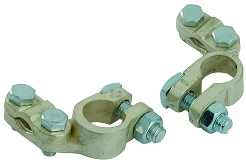 EUROMARINE 2 Brass Battery Sections (+) and (-)