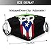 LALLRI Puerto Rico Pr Flag Graphic Face Masks, Unisex Breathable Reusable Anti-Dust Wind Sun-Proof Fashion Mouth Cover