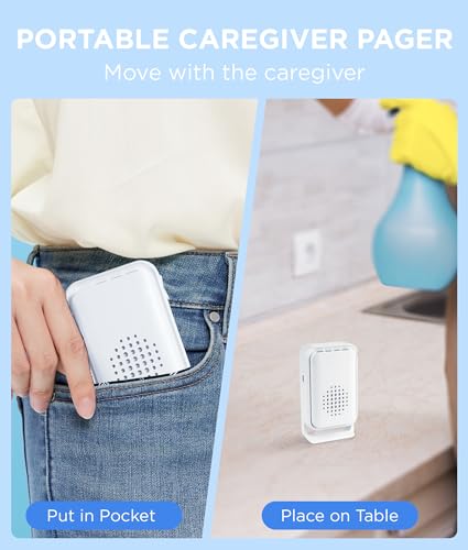 Newly Upgraded 2025 Bed Alarm for Elderly Dementia Patients - Wireless Fall Detection & Motion Sensor Alert System for Seniors, Dementia & Alzheimer Patients (2 Sensor + 1 Receiver)