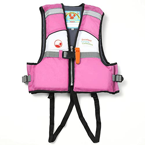 DETEIQ 子供用 ライフジャケット カニさん キッズ ジュニア フローティングベスト 水遊び 海 川 プール