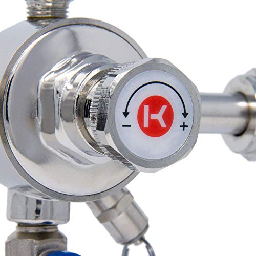 Kegco Kc Lh-542-2 Beer Regulator, 5/16" Hose Barb, Chrome #TOP5