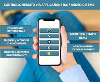 [Aggiornato 2025] Registratore Vocale Spia GSM di ascolto in tempo reale che ti chiama o che puoi chiamare, microspia audio con miglioramento vocale, microfono spia a distanza, localizzazione GPS