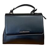  Lucchi ROCCOBAROCCO Borsa Donna Sacca PATTA da braccio con tracolla per la spalla 4114 (Nero)