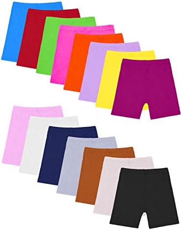 Resinta 15 Pack Toddler Girl Dance Shorts Girls Bike Short Breathable and Safety