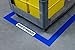 Brady ToughStripe Floor Marking Tape - Blue, Non-Abrasive Floor Tape - 4