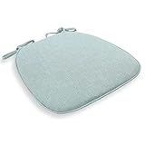 HGTRH Cojines para Sillas Desenfundables, Cojines Sillas Jardin 43x41, Cojines Exterior con Correas de SujecióN ​Lavables para Cocina, Cuarto, Sala, Resistentes, FáCil de Limpiar