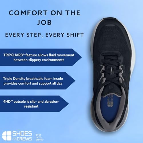 Shoes for Crews, Men's Pinnacle Runner, Non Slip Food Service Shoes, Slip Reistsant Work Shoes for Men + Size + Color3