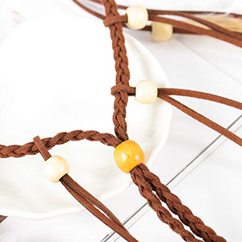 Aceorna Boho Feather Headbands Hippie Gypsy Indian Hairbands Tassels Head Piece Costume Hair Accessories Festival Headdress For Women And Girls #TOP5