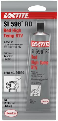 Loctite 59630 RTV Silicone Sealant, 80mL Tube, Red