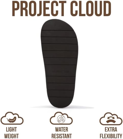 Project Cloud 100% Genuine Leather Womens Clogs - Plush & Soft Insole with Arch Support Non Slip Mules & Clogs for Women Footwear - Water Resistant Women Shoes (Foamy) - Image 4