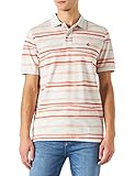Manga corta Springfield Polo Rayas, Polo, Hombre, Multicolor (Rojo/Coral), M
