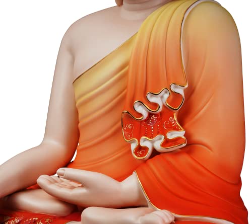 Fengshui-Caishen Buddha Statues,Buda Buddah Statue,Sitting Meditation Buddha,Zen Meditating Statue-Top Ceramic Collection Level-Handmade For Yoga Zen Feng Shui Figurines Sculpture Home Garden Decor #TOP4
