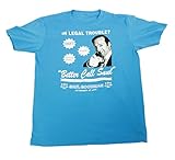 Breaking Bad Better Call Saul Blue Mens T-shirt Large, Blue)