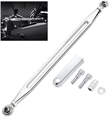 Amazicha Chrome Shift Linkage Compatible for Harley Softail Road King Electra Glide Street Glide Touring 1980-2023