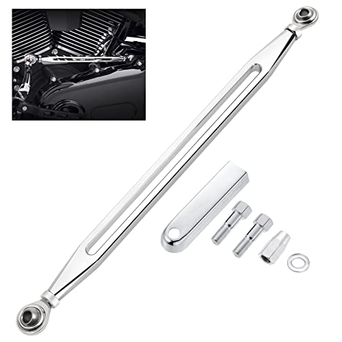 Amazicha Chrome Shift Linkage Compatible for Harley Softail Road King Electra Glide Street Glide Touring 1980-2024