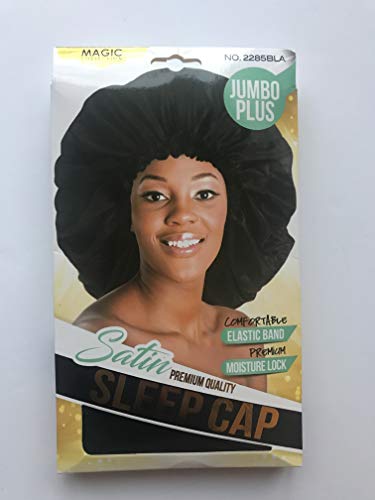 Premium Satin Sleep Cap Jumbo Plus for Large Hairstyles or Rollers