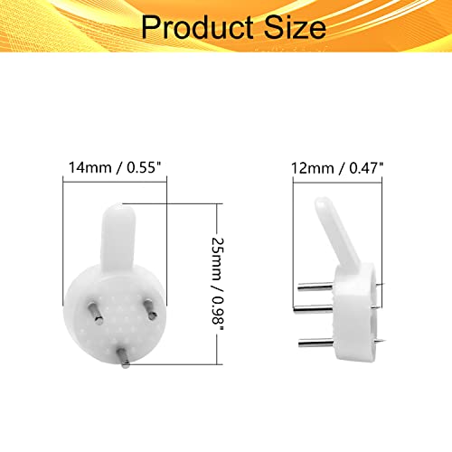 Image of Utoolmart 20Pcs Hardwall Hanger for Hardware, Fasteners & Hooks Wall Mount Non-Mark Hook Picture Photo Frame Hangers