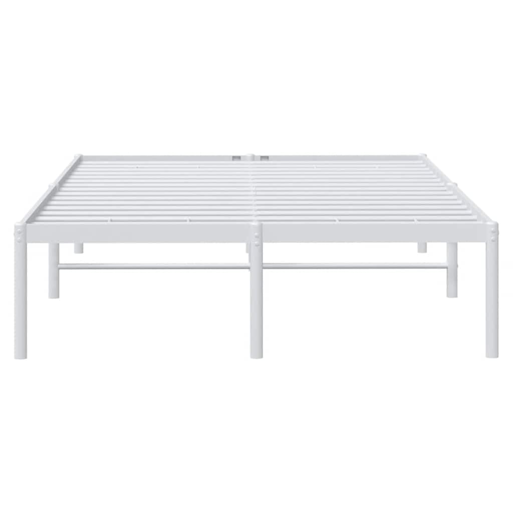Struttura in metallo bianco verniciato a polvere Giroletto 120x190 cm