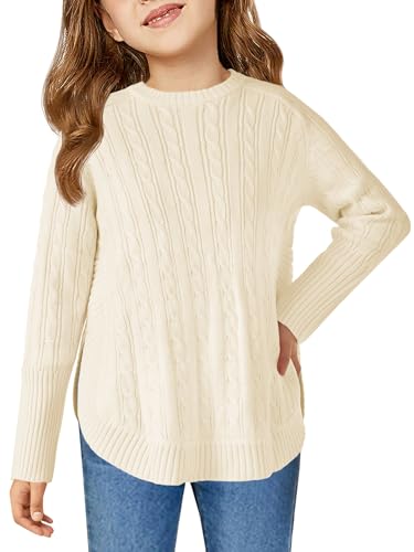 Haloumoning Girls Oversized Batwing Sleeve Sweater