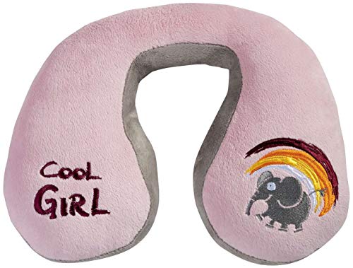 Preisvergleich Produktbild Walser 30754 Cool Girl Nackenhörnchen, Nackenkissen Kinder, Reisekissen, rosa