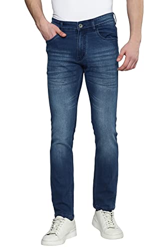 Image of Allen Cooper Slimmy Comfortable Mid Rise Denim Jeans for Men