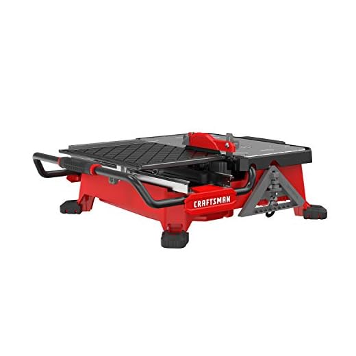 CRAFTSMAN 20V MAX Wet Saw, Compact Sliding, 7-Inch (CMCS4000M1)