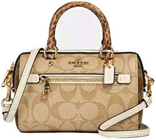 Coach Micro Rowan Crossbody In Signature Canvas (Khaki)