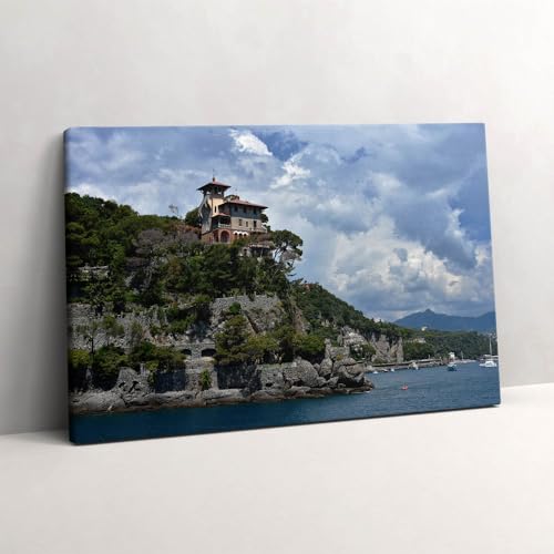 Murale d'art impression haut de gamme Montagne Rocheuse Portofino 60x40