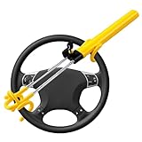Car Steering Wheel Lock Twin Bar, Universal Steering Wheel Lock, High Visibility Heavy Duty, Anti-Theft Bar Secure Car Device, Adjustable Length, Suitable Car Security for Cars, Van, Caravan, 2 Key - Image 8