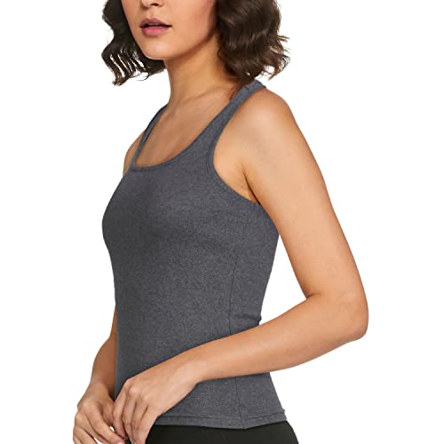 Image of Van Heusen Women's Racerback 100% Cotton Tank Top | Super Combed Cotton | Breathable Fabric | Anti-Bacterial Tech | Color Fresh Technology | Keeps You Fresh | Sweat Absorbent | Everyday Comfort | Style 11202 | Available in Pack of 1 & 2
