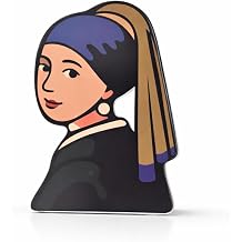 Girl with A Pearl Earring Large Ceramic Piggy Bank for Adults Must Break to Open,alcancias de Dinero para adultos,Money Saving Box,Coin Bank,Money Bank,Piggy Bank Boys,Cozy Home Decor Living Room