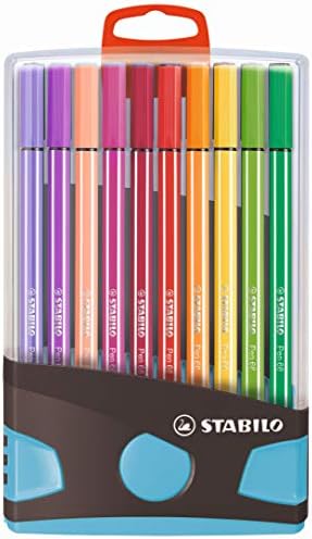 Premium Felt Tip Pen - STABILO Pen 68 - ColorParade - 20 pcs - Assorted Colours
