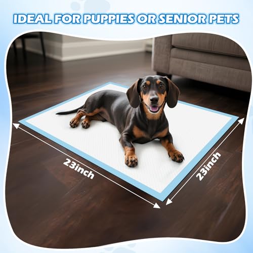 Bulubaky 100 Pack Puppy Pads 23\" x 23\" | 6-Layer Super Absorbent & Leak-Proof Puppy Pee Pads | Rapid Dry Disposable Incontinence Pads Potty Training Pads for Dogs, Cats - Thumbnail 6