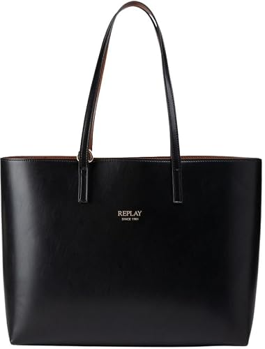 Replay Ladies FW3553 X083 Black + CAMBR. Brown + Shiny Black