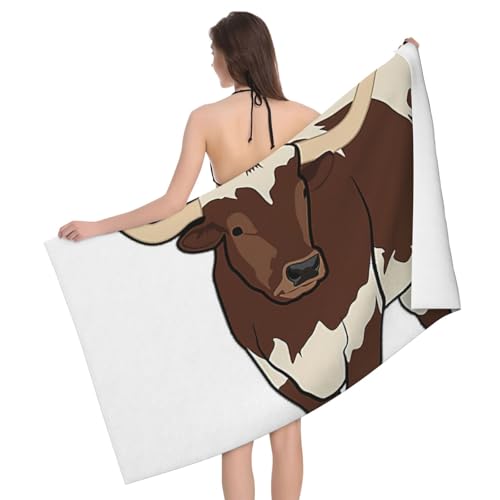 Serviette de bain en microfibre ultra douce pour peaux sensibles à la douche - 2
