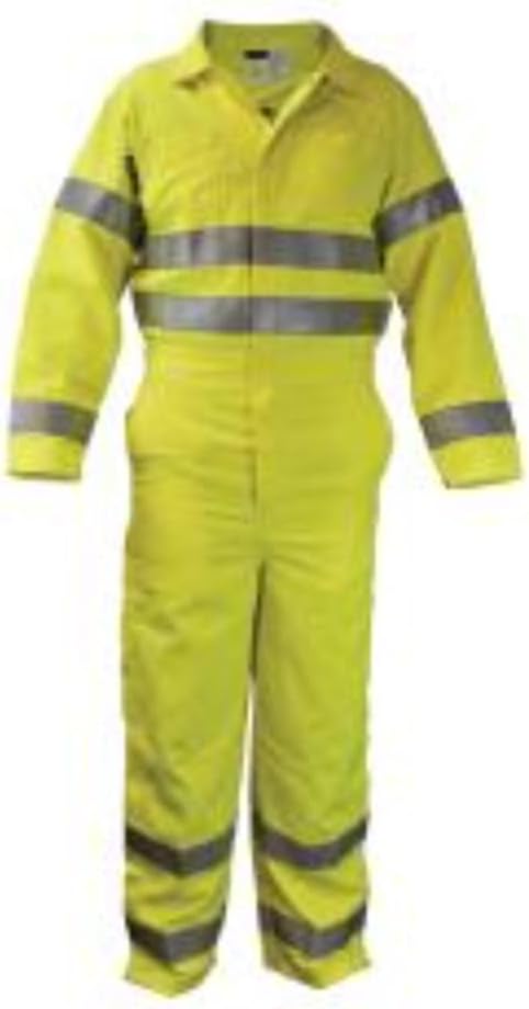 High Visibility FR Coverall - Fluorescent Yellow - Size 4X