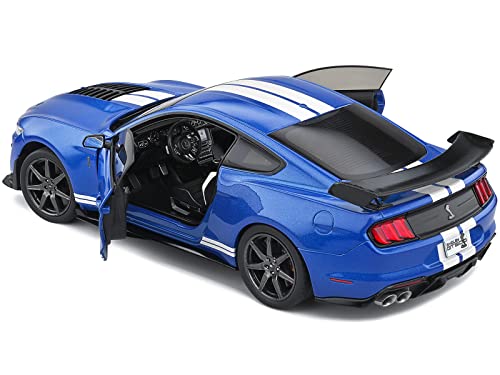 2020 Ford Mustang Shelby GT500 1:18 Azul Metalizado miniatura 2