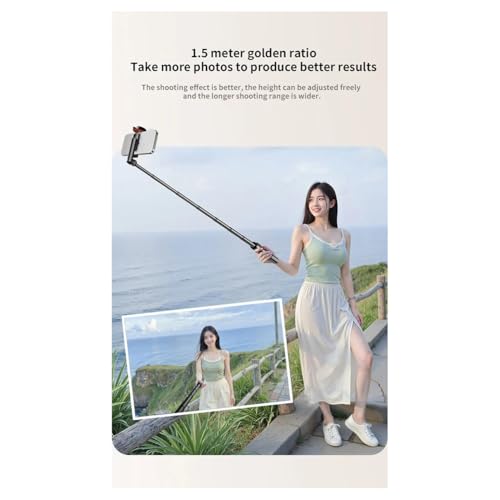 Perche à selfie trépied Bluetooth pour smartphone et extérieur