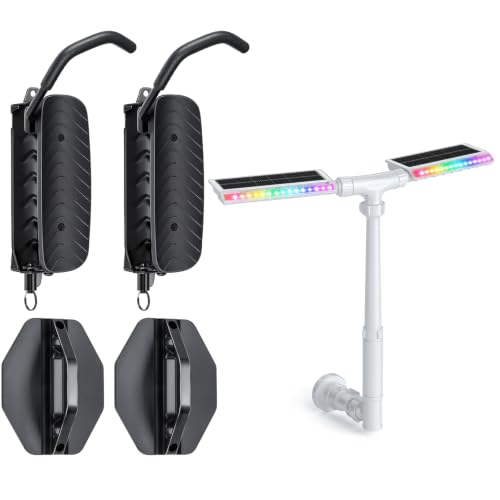 BYHUME Bike Rack Garage,Bike Wall Mount, 150° Swivel & Space-Saving Vertical Bike Hangers for Storage, Sturdy Bike Stand Holds Up to 66lbs, Easy to Install, 2 Pack