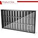 SIXPOINTS Collectors Showcase Box, 36 Compartments - Wall Mounted Toy Wooden Display Case Organizer Storage Rack For all 3.75 inch Action Figure toy Such as GI Joe/Star Wars /Marvel /Dc Figure Toy etc