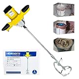 Misturador Tinta Argamassa Elétrico Pedreiro Pintores Menegotti Com Motor Mono 60Hz 127V Mel1200W V4 0-780 rpm