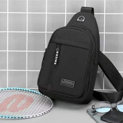 Bolsa Transversal Ombro Masculina Feminina Pochete Estilo Crossbody Versátil com Alça Ajustável Bols