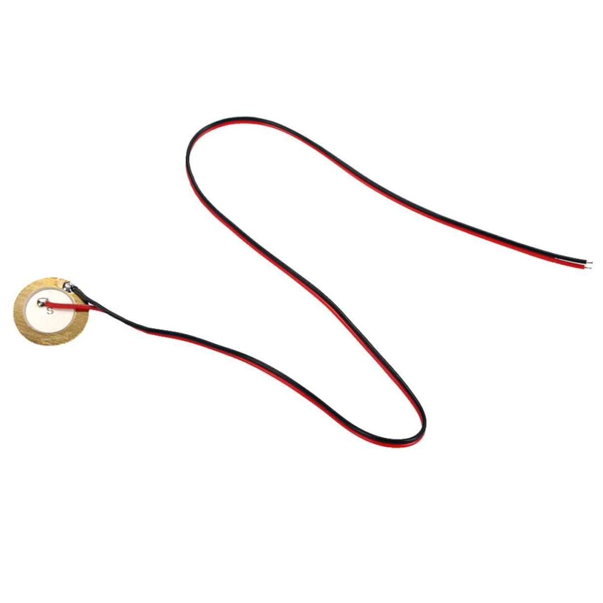 ERINGOGO 12pcs Guitar Pickup Buzzer Tuner Guitar Microphone Sounder Sensor Trigger Pickup Transducer Trigger Buzzer Drum Transducer Buzzer Ceramic Wafer Plate Metal