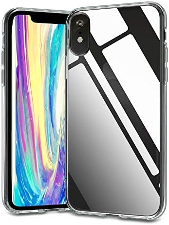 Crystal Clear Case for iPhone XR, Soft TPU Transparent Cover with Flexible Shock Absorption Bumper, Clear Protective Case Compatible with iPhone XR 6.1″ 2018（HD Clear）