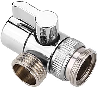 Faucet Diverter Basin Sink Water Tap Switch Valve Brass Shower Head Shut-Off Valve for Bathroom Kitchen Washing Basin